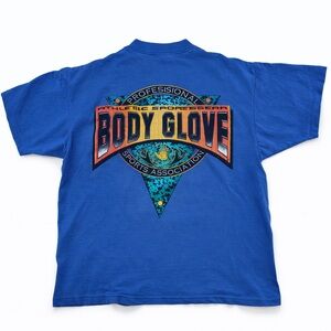 Vintage 90s Body Glove Surt Tee Single Stitch Made in USA